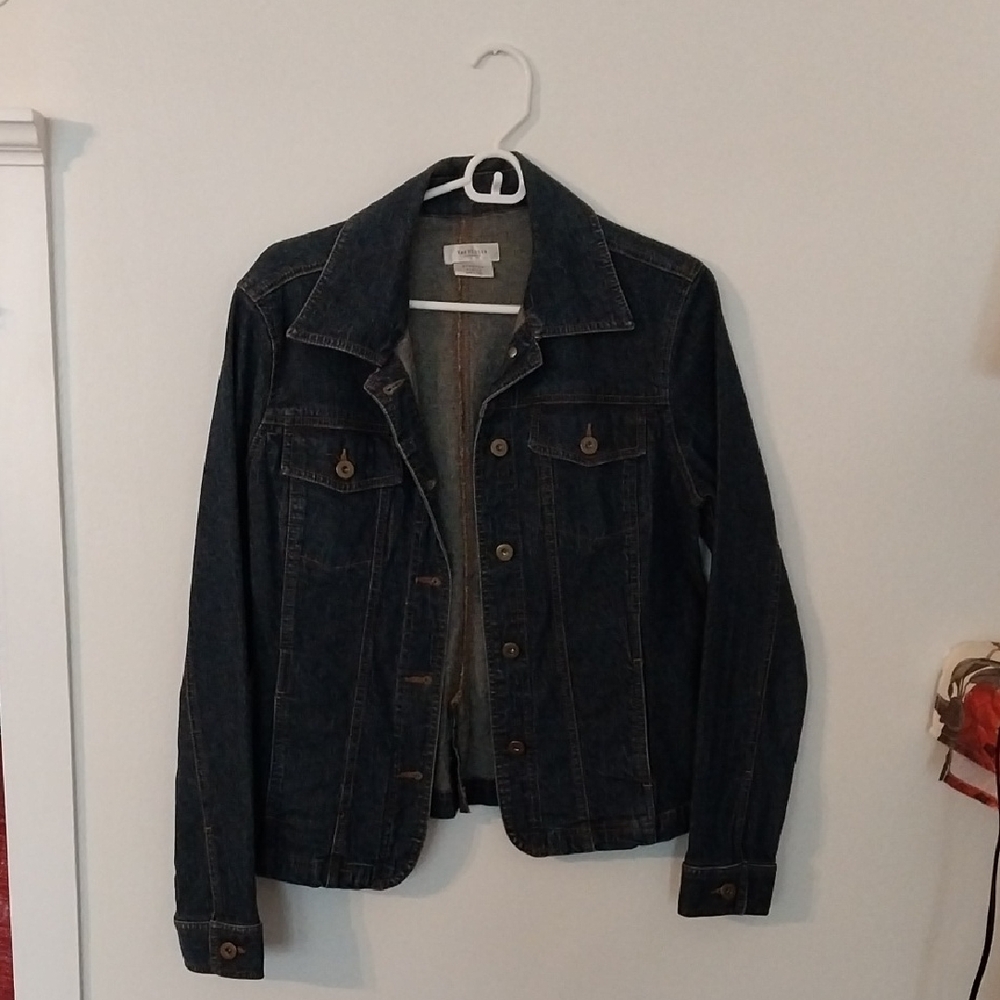 Van Heusen Women's Blue Denim Jacket - Stretch Medium